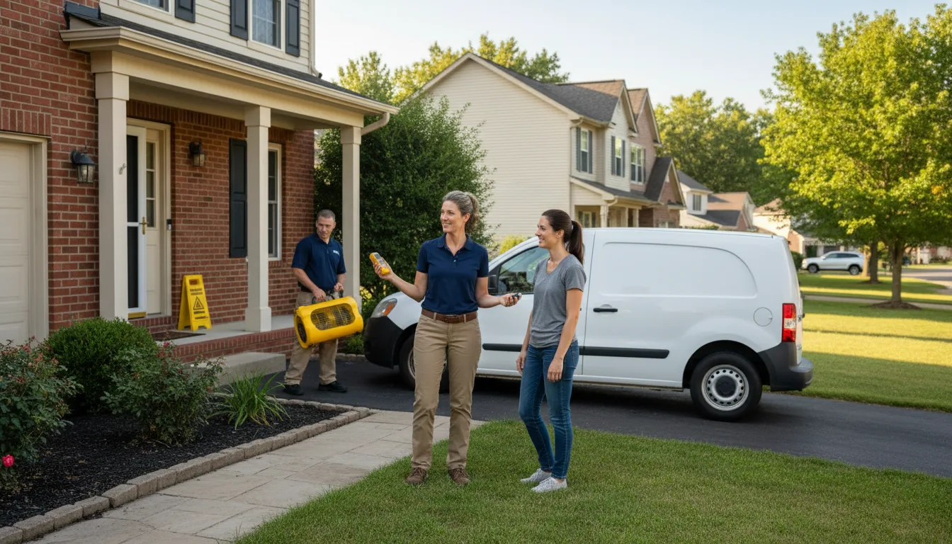 Water restoration image for Water Damage & Restoration Services in Perry Hall, MD